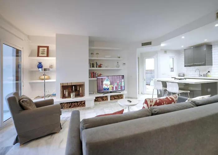2039 Cozy Beachfront On Golden Appartement Marbellac